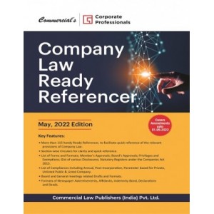 Commercial's Company Law Ready Referencer 2022 by Corporate Professionals